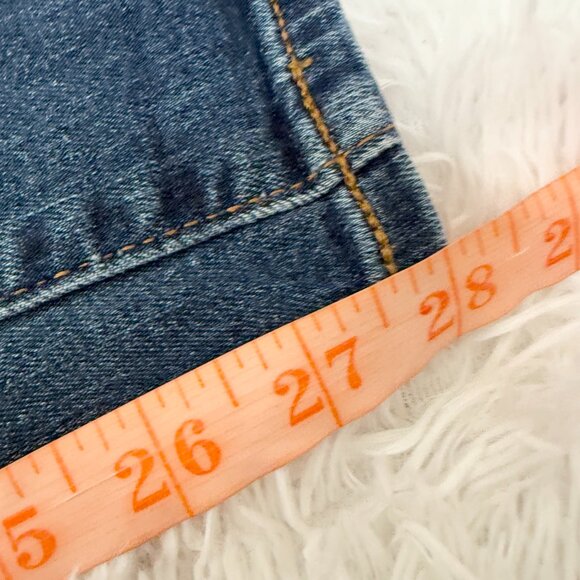 Women GAP True Skinny High Rise Denim Jeans in Dark Wash Blue Size 27 - Picture 6 of 10